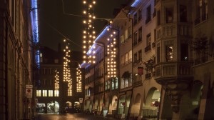 Weihnachtsbeleuchtung Altstadt Bern, 2000<br />Bern, Schweiz