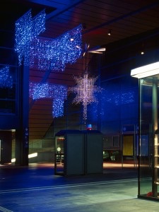 Weihnachtsbeleuchtung RailCity  Basel, <br />Basel, Schweiz