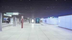 galerie d’accès au RER, gare centrale, 2014<br />Munich, Allemagne