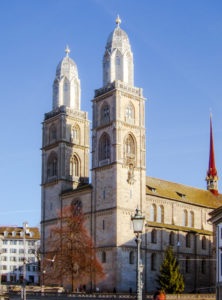 Evang.-Ref. Landeskirche Grossmünster, 2016<br />Zürich, Schweiz